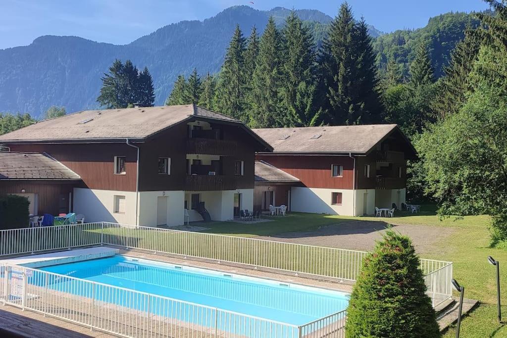 Samoens Residence Grand Tetras 4 Personnes Piscine Kültér fotó
